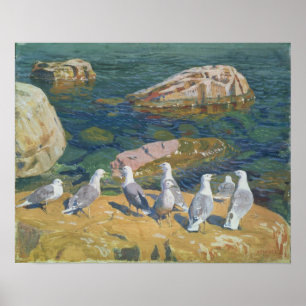 Póster Gaviotas, 1910