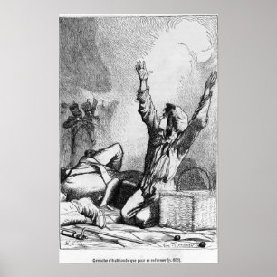 Póster Gavroche había caído para subir solamente otra v