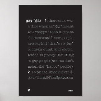 Póster Gay