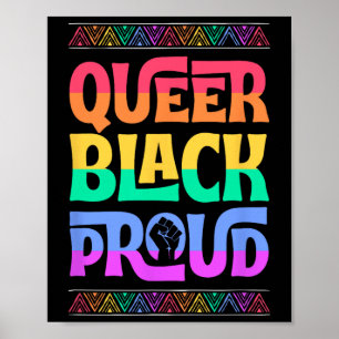 Póster Gay Black Orgullo Gay Diciembre Orgullo Blm Fist P