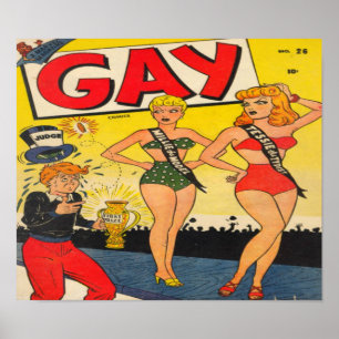 Póster Gay Comics - Comic Book Poster