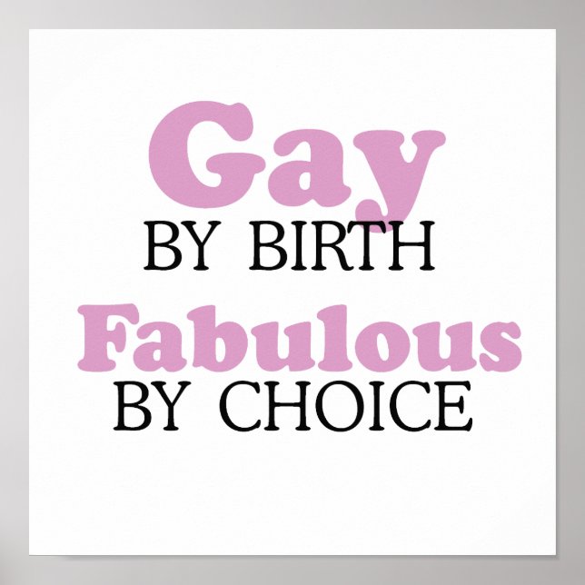 Póster Gay por nacimiento Fabloso por elección .png (Frente)