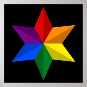 Póster Gay Pride Star