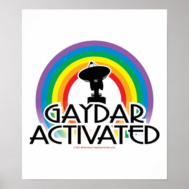 Póster Gaydar activado (Frente)