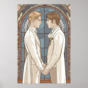 Póster Gays en el poster del altar