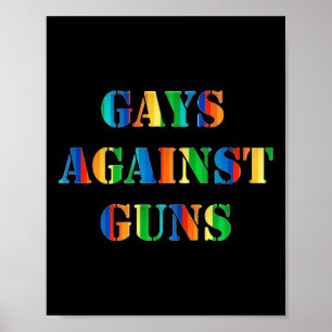 Póster Gays resisten la marcha contra las armas en arco i