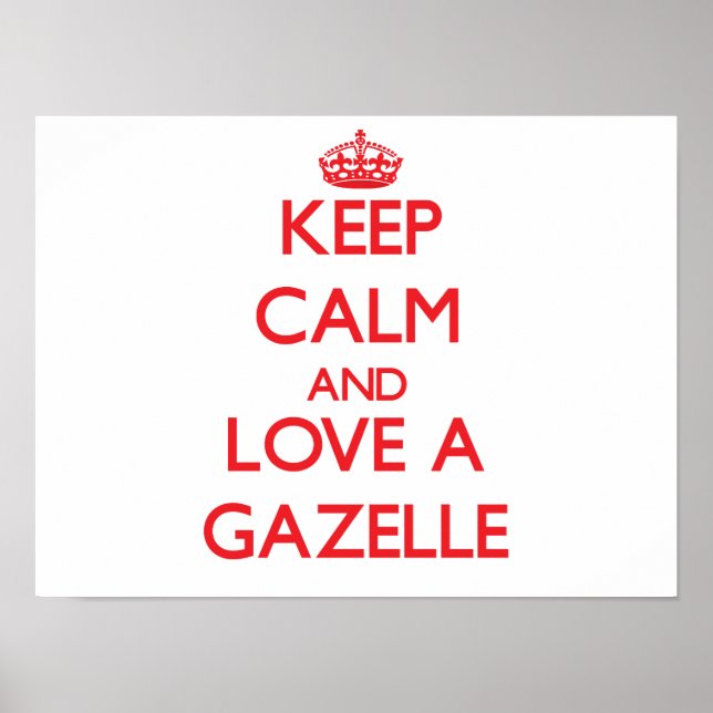 Póster Gazelle (Frente)