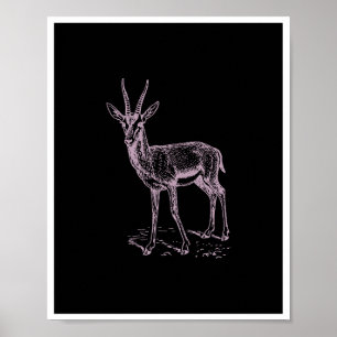 Póster Gazelle Deer