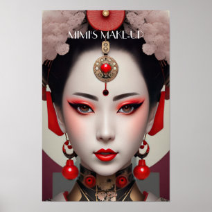 Póster Gazing Geisha