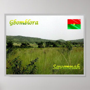Póster Gbomblora - Savannah -