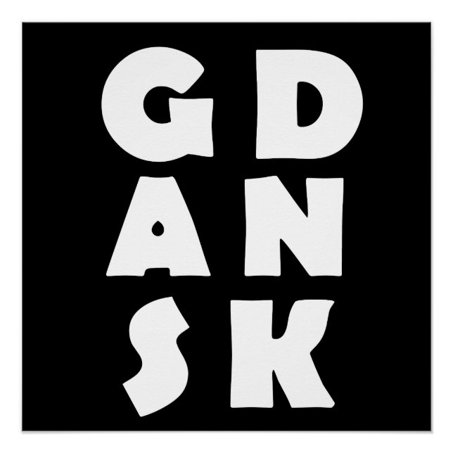 Póster Gdansk Polonia (Anverso)