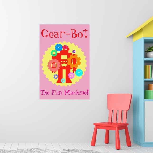 Póster Gear Robot (Guardería 1)