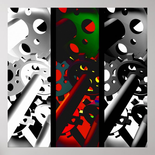 Póster "Gears" (Frente)