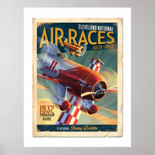 Póster Gee Bee Race Program