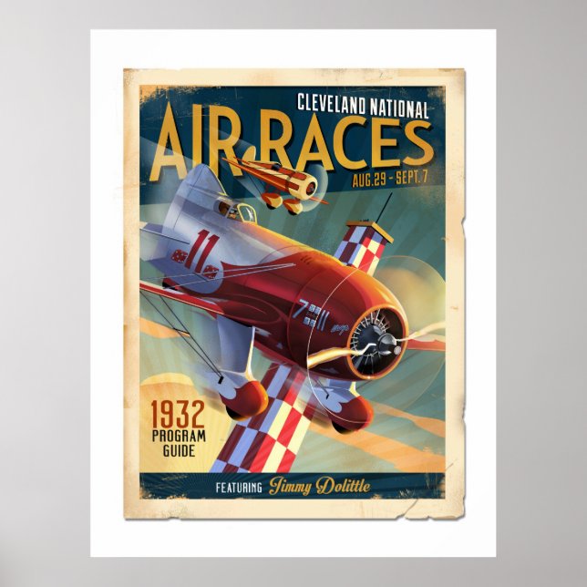 Póster Gee Bee Race Program (Frente)