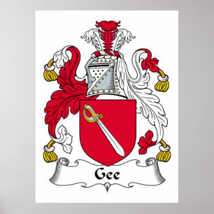 Póster Gee escudo de la familia