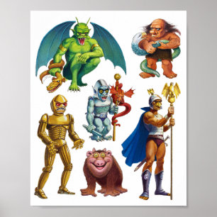 Póster Geedis y Land of Ta Art Print