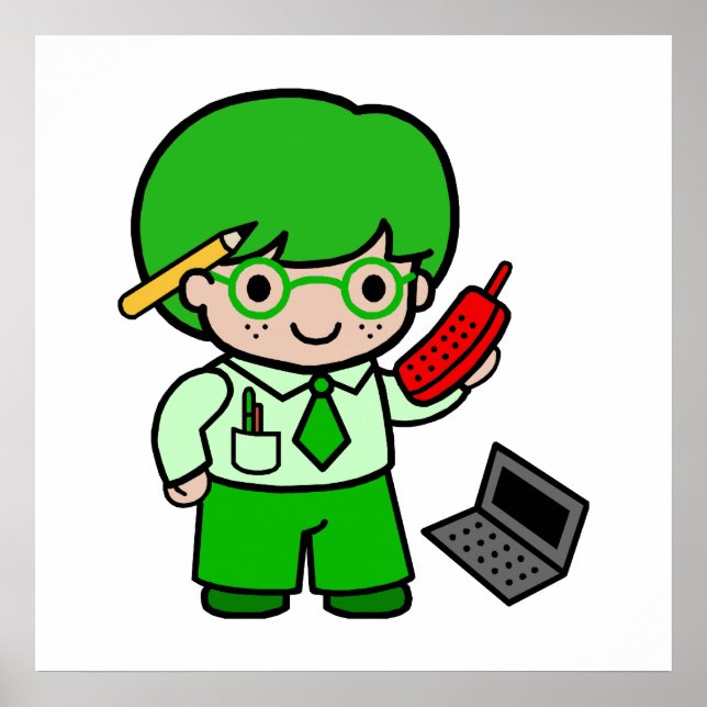 Póster Geek Boy (Frente)