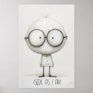 Póster Geek Kid Poster