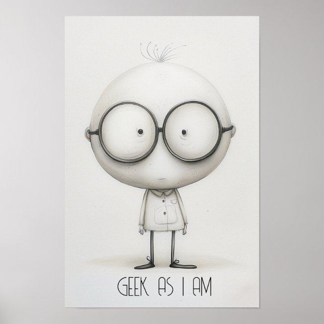 Póster Geek Kid Poster (Frente)