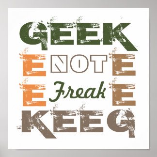 Póster Geek no Freak