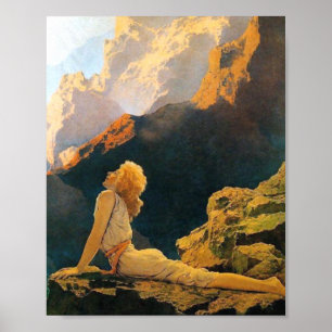 Póster Geese Salvaje De Maxfield Parrish