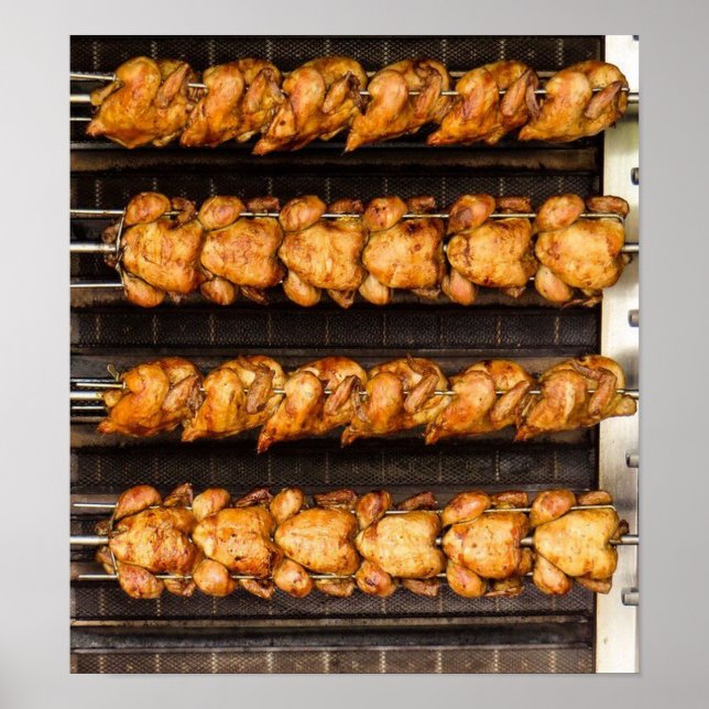 Póster Geflügel Grill Küchen (Frente)