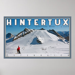 Póster Geforene Wand en Hintertux