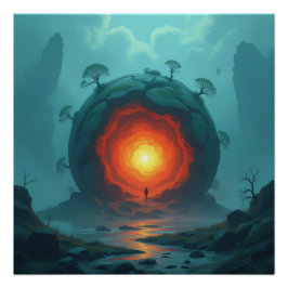 Póster Geheimnisvoller Erdkern  Das Herz unseres Planeten