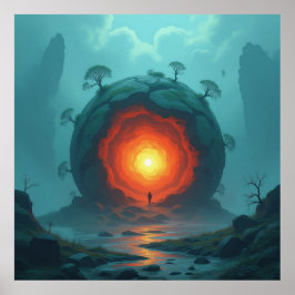 Póster Geheimnisvoller Erdkern  Das Herz unseres Planeten