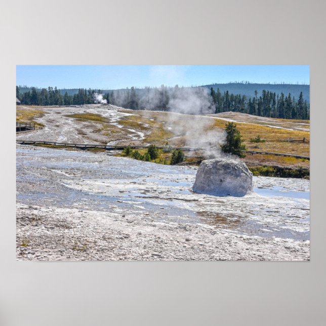 Póster Géiser Beehive, Parque Nacional Yellowstone (Frente)