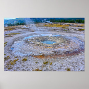 Póster Géiser Jewel, Parque Nacional Yellowstone