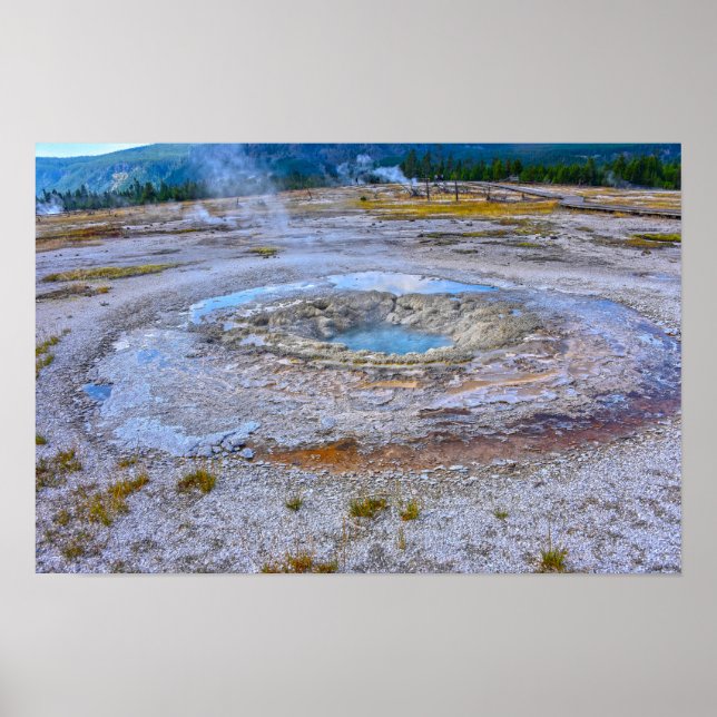 Póster Géiser Jewel, Parque Nacional Yellowstone (Frente)