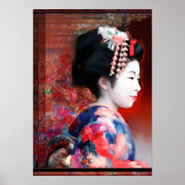 Póster Geisha