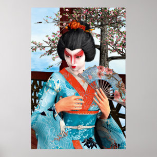 Póster Geisha