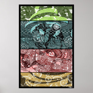 Póster Geisha Art Poster