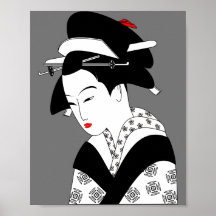geisha, mujer china tradicional