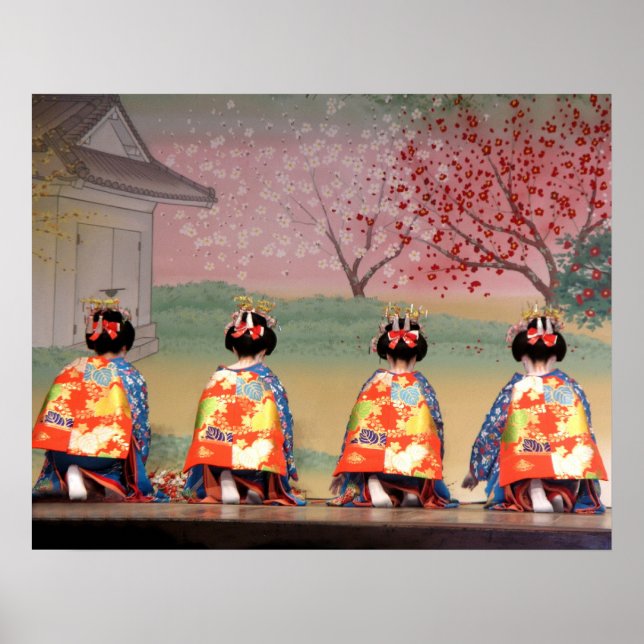 Póster Geisha Row (Frente)