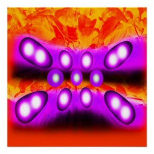 Póster Gemas moradas