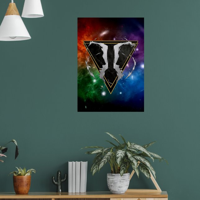 Póster Gémeaux Zodiaque Cadeau Astrologie (Salón 1)