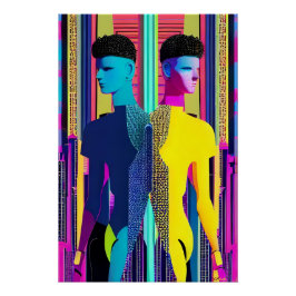 Póster Gemelos de concentración