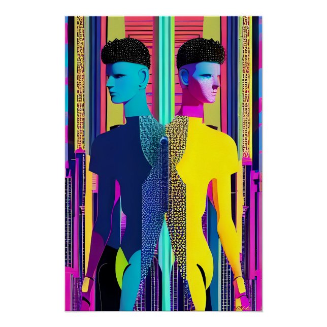 Póster Gemelos de concentración (Anverso)