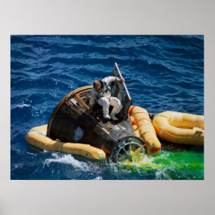 Póster Gemini 11 Splashdown & Recovery