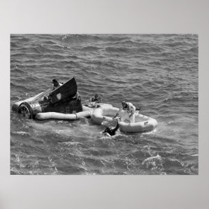 Póster Gemini 11 Splashdown & Recovery