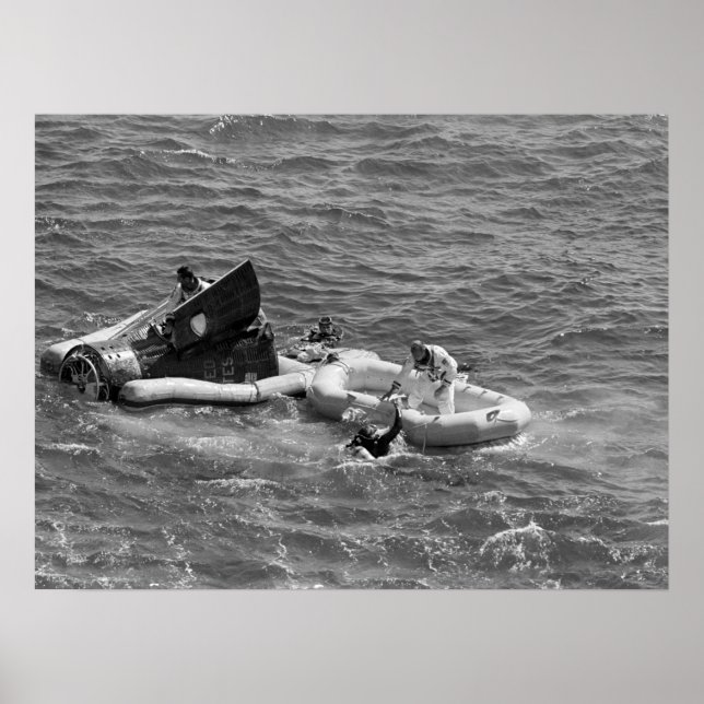 Póster Gemini 11 Splashdown & Recovery (Frente)