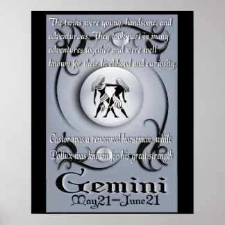 Póster gemini poster