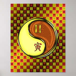 Póster Gemini & Wood Tiger