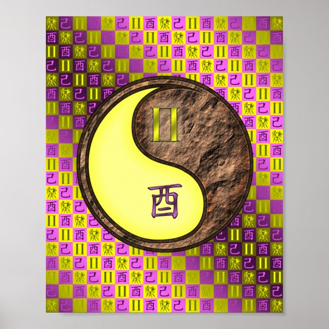 Póster Gemini y Earth Rooster (Frente)