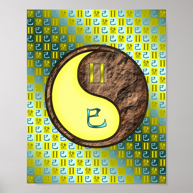 Póster Gemini y la serpiente de la Tierra (Frente)