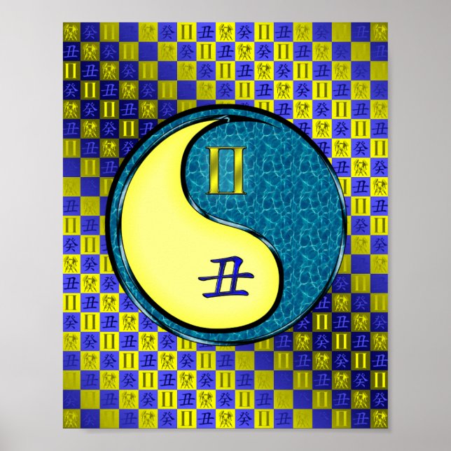 Póster Gemini y Ox de agua (Frente)